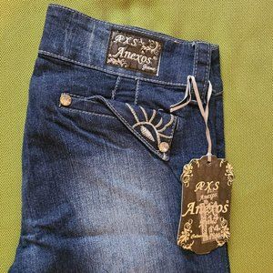 Colombian Butt Lift Jeans Acid Wash size 3 5 Brazilian Push Up Moleton